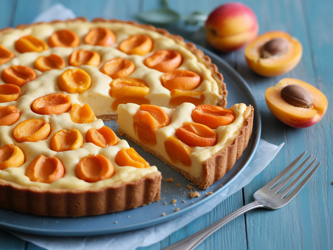 Tarte aux abricots sans gluten : une version légère et gourmande